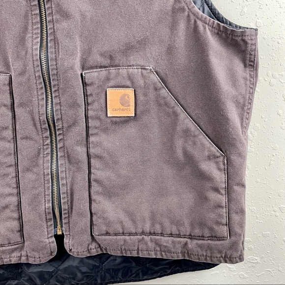 Carhartt Brown Vest with Black Collar - Picture 4 of 10